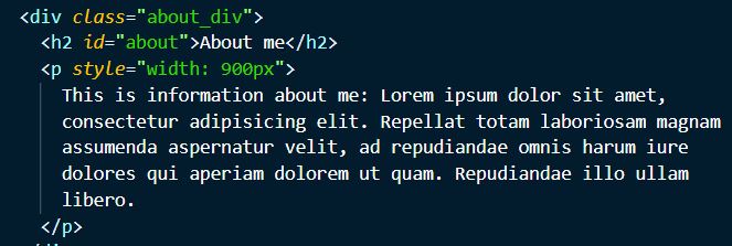 my code